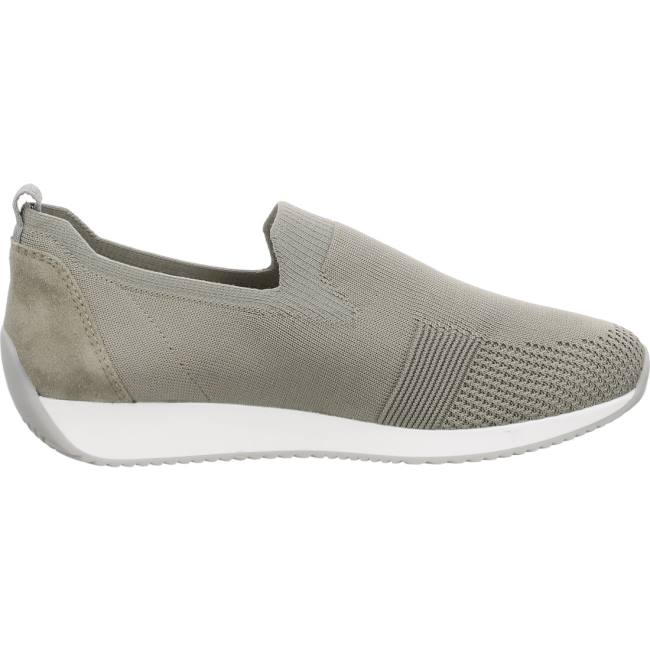 Mocassin Ara Slip-ons Lissabon Vert Femme | RMN-6151861