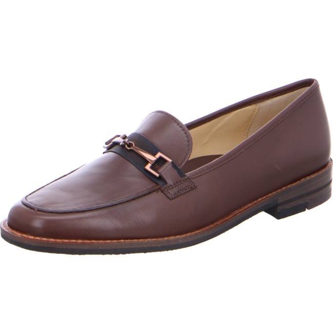 Mocassin Ara Slip-ons Kent Marron Femme | XDU-8477074