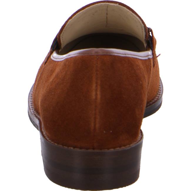 Mocassin Ara Slip-ons Kent Marron Femme | OES-0627473