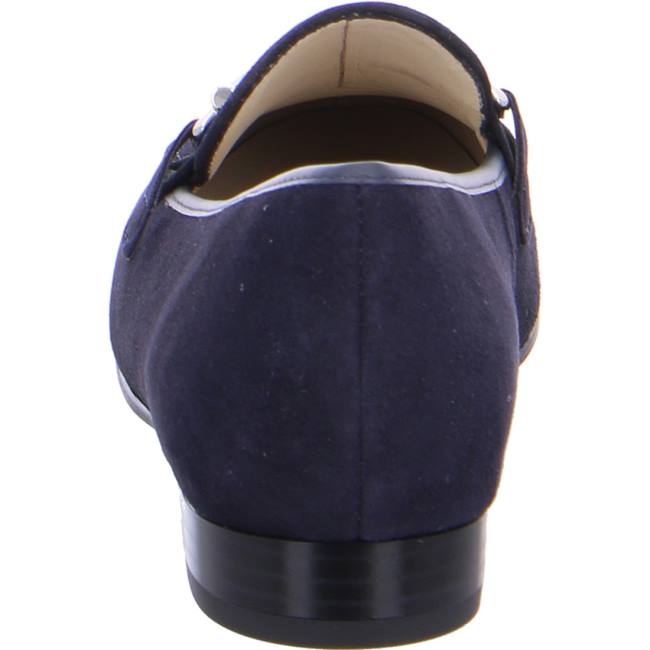 Mocassin Ara Slip-ons Kent Bleu Femme | RQV-9730723