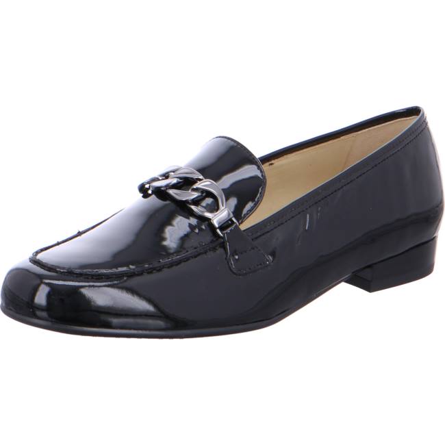 Mocassin Ara Slip-ons Kent Noir Femme | MYM-0702973