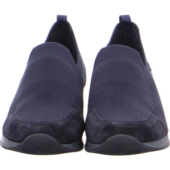 Mocassin Ara Slip-ons Lissabon Bleu Femme | EJX-3697195