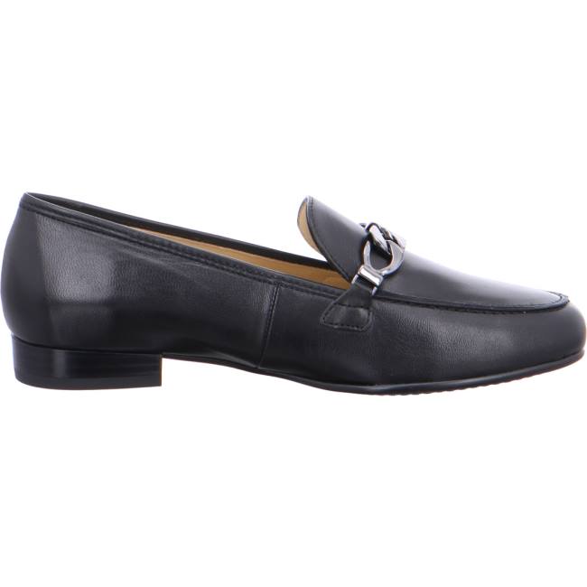 Mocassin Ara Slip-ons Kent Noir Femme | LKU-0281224