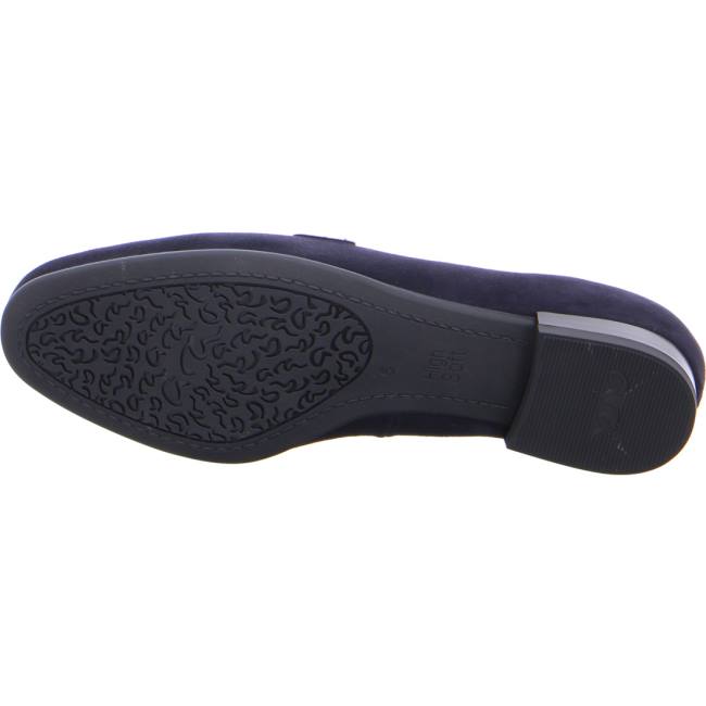 Mocassin Ara Slip-ons Kent Bleu Femme | RQV-9730723