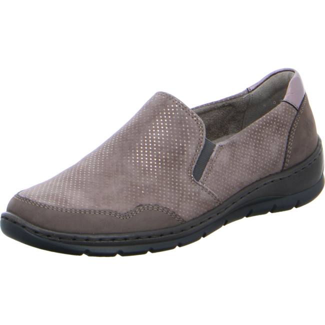 Mocassin Ara Slip-ons Gil Grise Femme | SBA-0411426