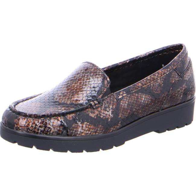 Mocassin Ara Slip-ons Dallas Marron Femme | RYE-4064746