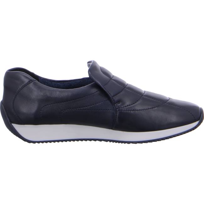 Mocassin Ara Slip-ons Gil 2.0 Bleu Femme | EYI-4947397