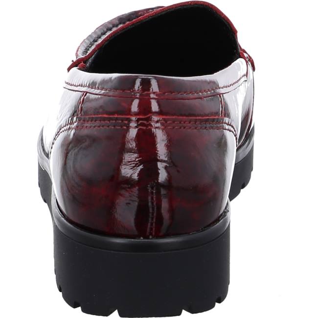 Mocassin Ara Slip-ons Dallas Chianti Rouge Femme | QXK-3317924