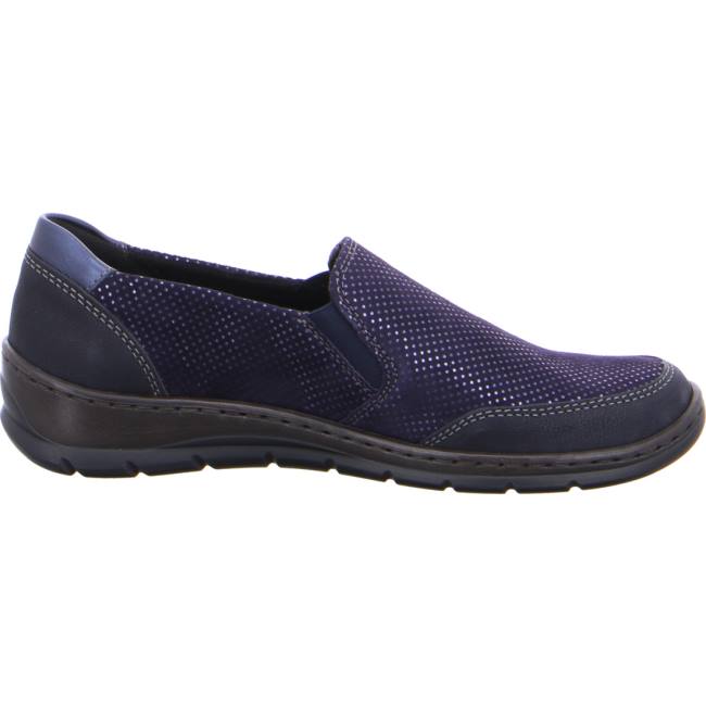 Mocassin Ara Slip-ons Gil Bleu Femme | PDW-6738103