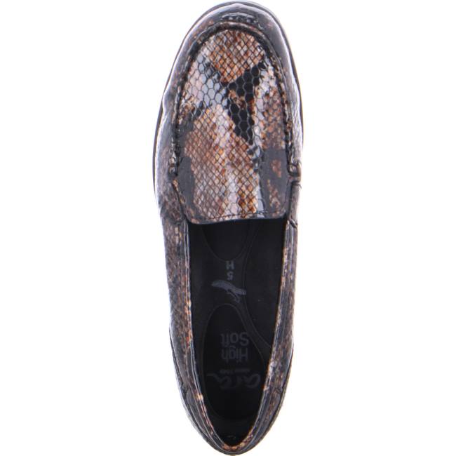 Mocassin Ara Slip-ons Dallas Marron Femme | RYE-4064746