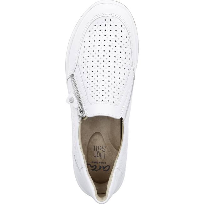 Mocassin Ara Sapporo Blanche Femme | BTX-8742150