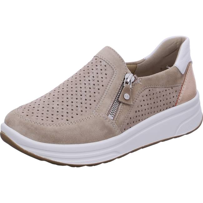 Mocassin Ara Sapporo Beige Femme | YNR-0499636