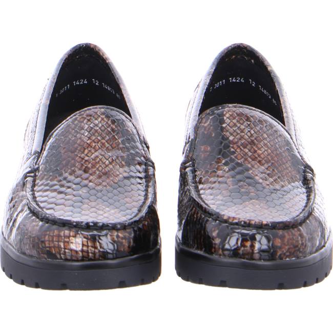 Mocassin Ara Slip-ons Dallas Marron Femme | RYE-4064746