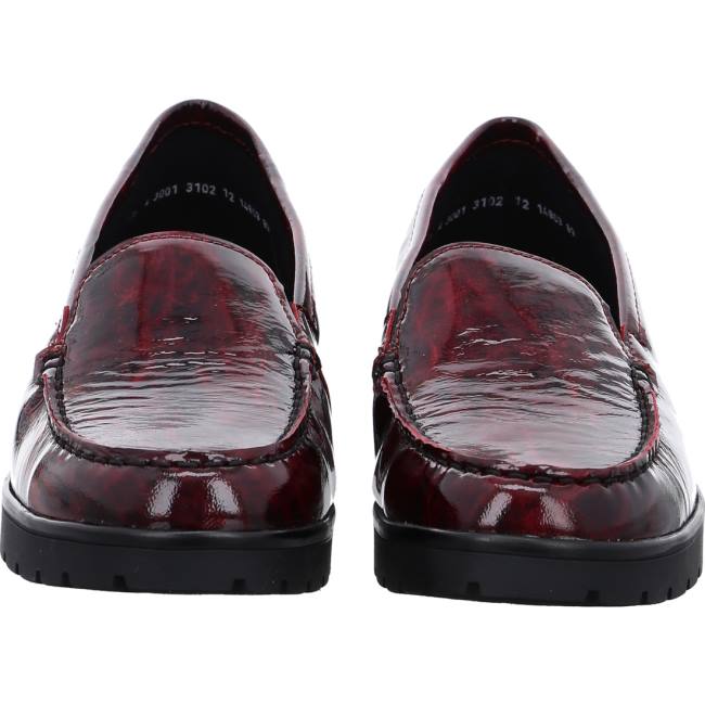 Mocassin Ara Slip-ons Dallas Chianti Rouge Femme | QXK-3317924