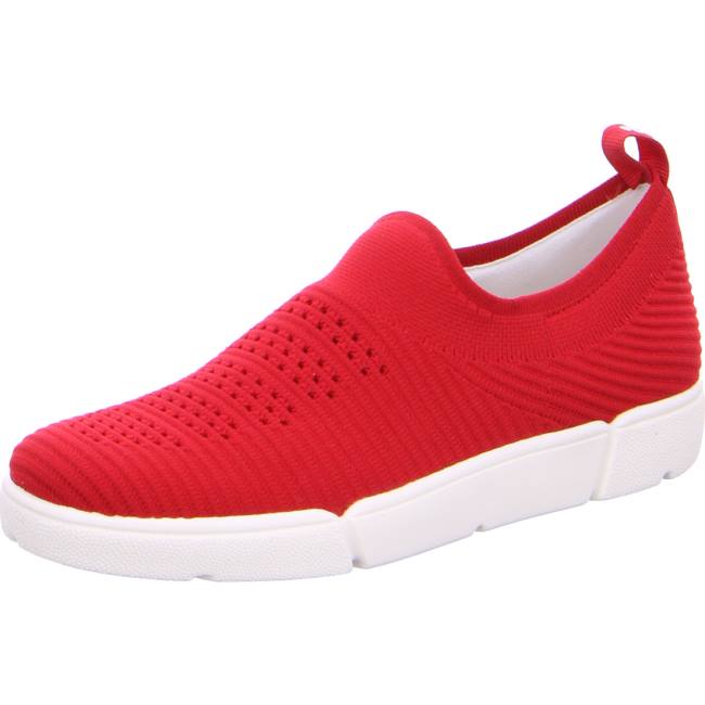 Mocassin Ara Rom Rouge Femme | SVX-9547637