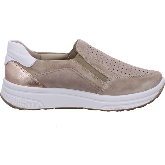 Mocassin Ara Sapporo Beige Femme | YNR-0499636