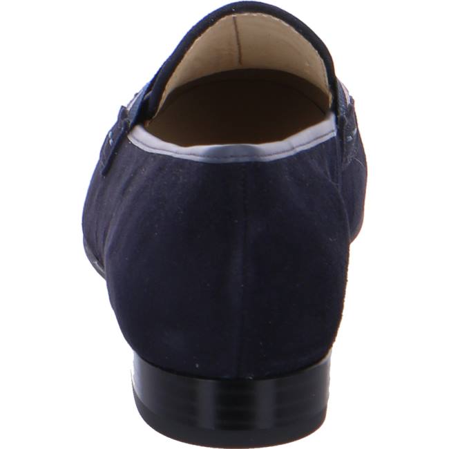 Mocassin Ara Penny Kent Bleu Femme | THQ-8154884