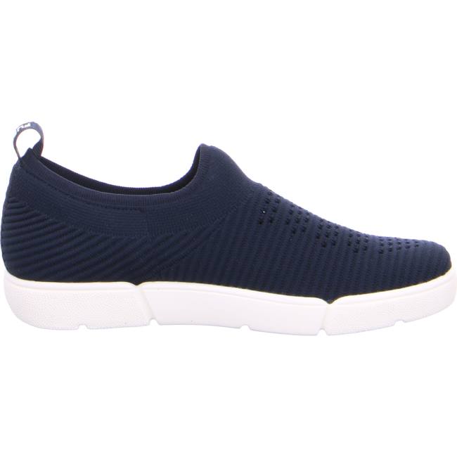 Mocassin Ara Rom Bleu Femme | YHF-3809229