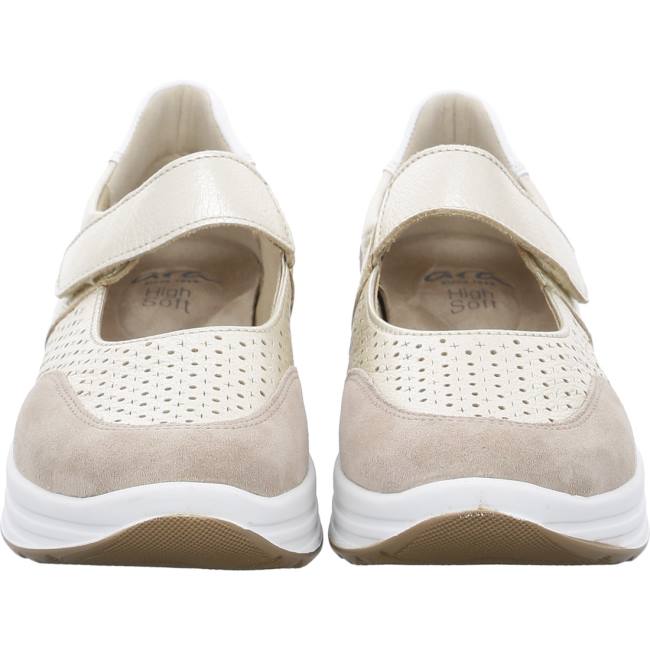 Mocassin Ara Sapporo Beige Femme | TCV-9854383