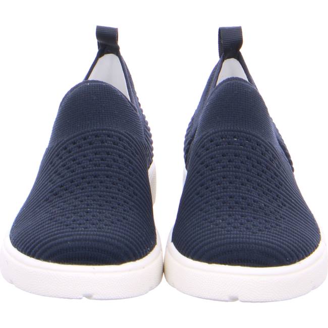 Mocassin Ara Rom Bleu Femme | YHF-3809229