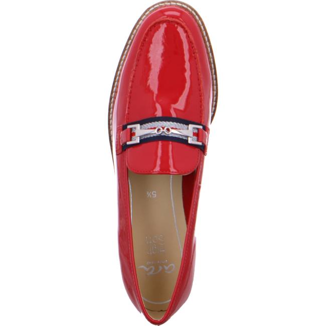 Mocassin Ara Penny Kent Rouge Femme | XFW-5214594