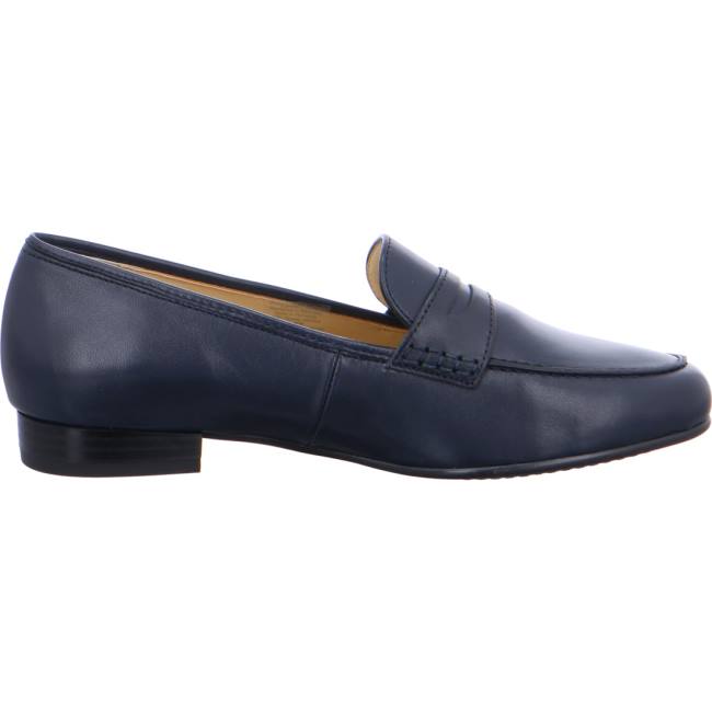 Mocassin Ara Penny Kent Bleu Femme | QZX-1670843