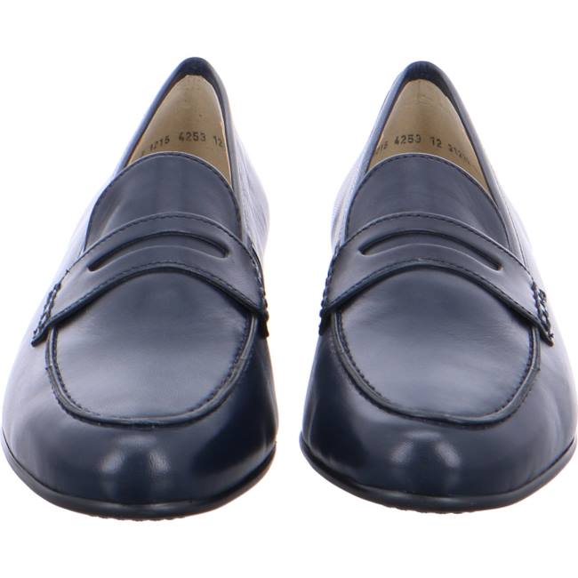 Mocassin Ara Penny Kent Bleu Femme | QZX-1670843