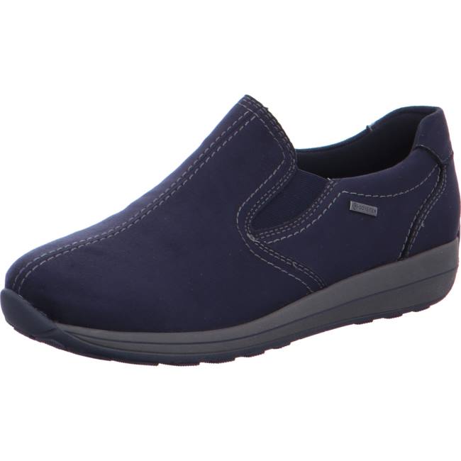 Mocassin Ara Osaka Bleu Femme | WAH-4043608