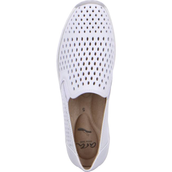 Mocassin Ara Ossona Blanche Femme | PEA-8353143