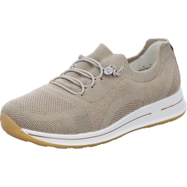 Mocassin Ara Osaka Beige Femme | FTZ-3634701