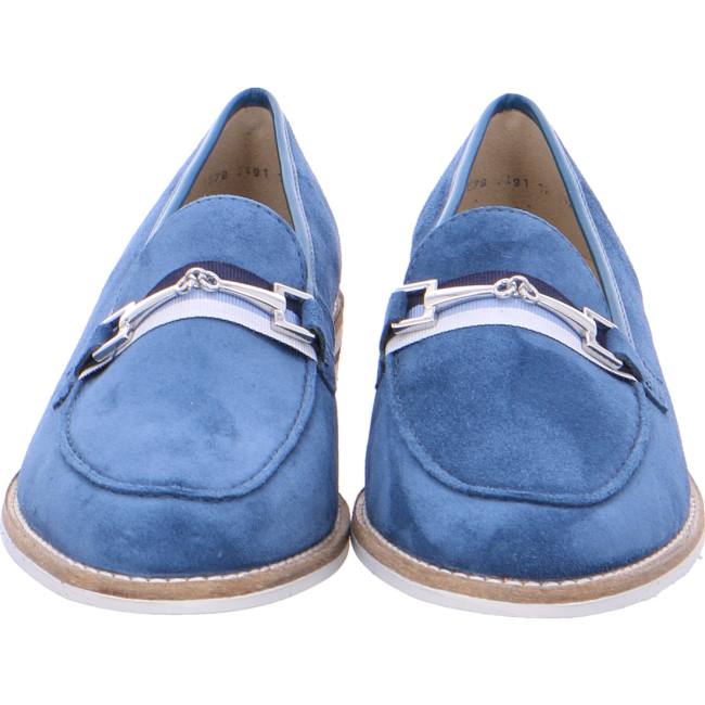 Mocassin Ara Penny Kent Bleu Femme | NWS-0338291