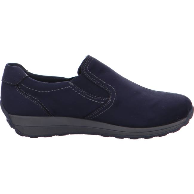 Mocassin Ara Osaka Bleu Femme | WAH-4043608