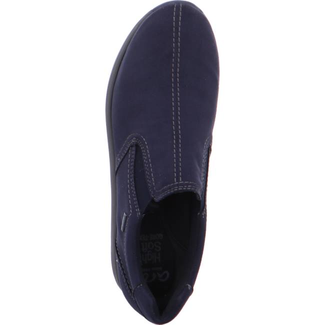 Mocassin Ara Osaka Bleu Femme | WAH-4043608