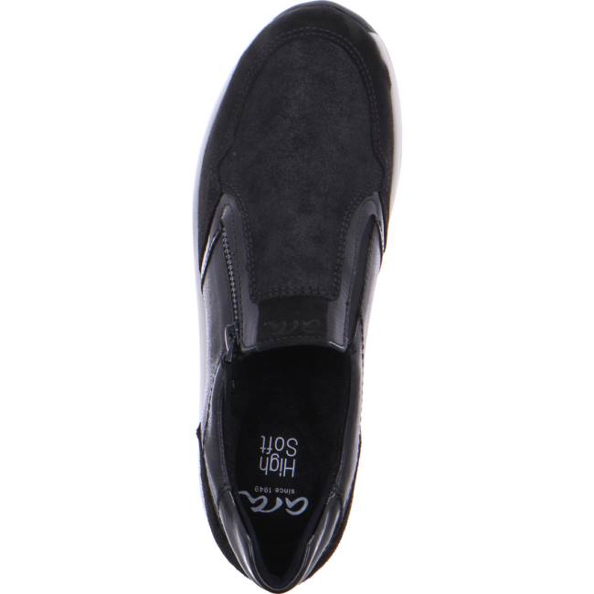 Mocassin Ara Osaka Noir Femme | JIW-1613402