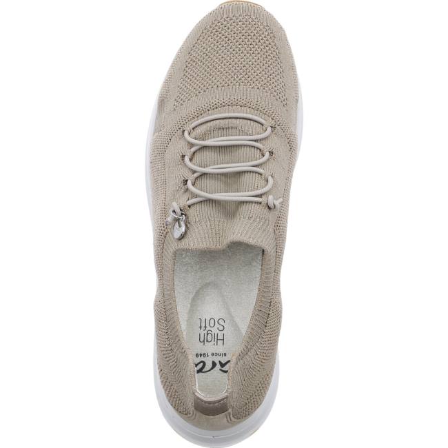 Mocassin Ara Osaka Beige Femme | FTZ-3634701