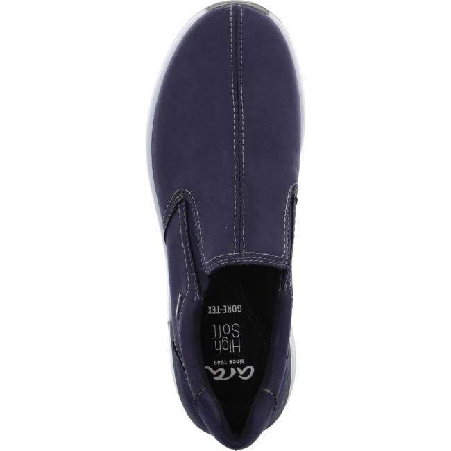 Mocassin Ara Nnavy Bleu Femme | GNK-1558319