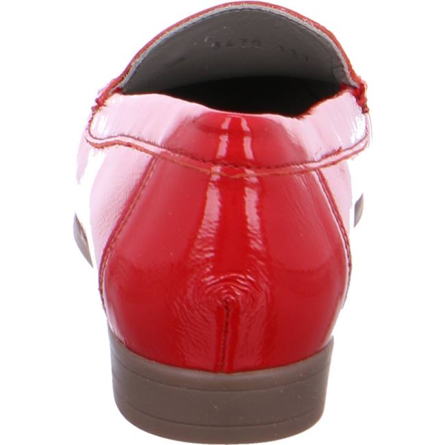 Mocassin Ara Moccasins Boston Rouge Femme | SIM-7515618