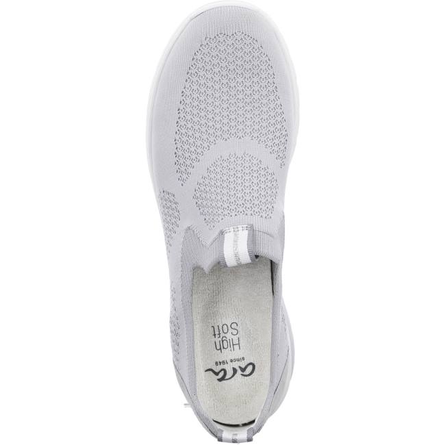 Mocassin Ara Neapel Grise Femme | GUW-5577845