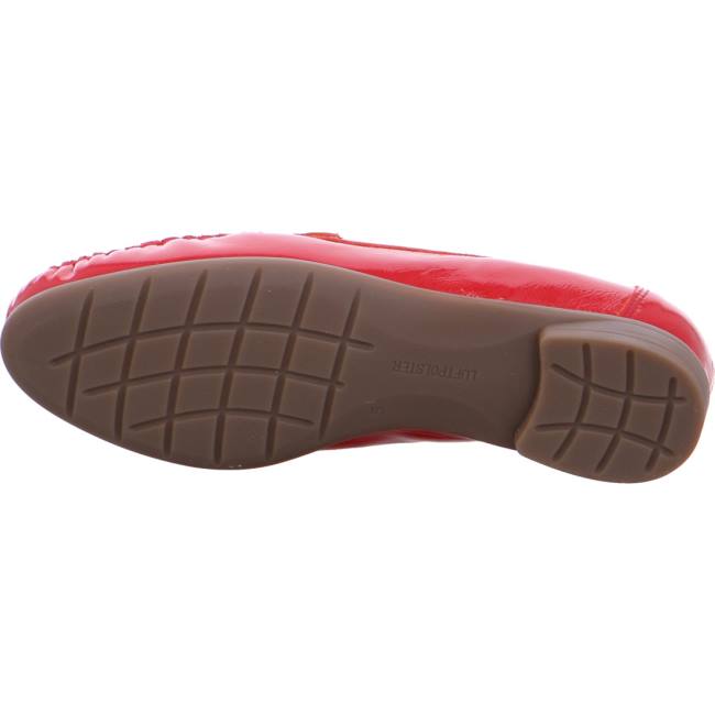 Mocassin Ara Moccasins Boston Rouge Femme | SIM-7515618