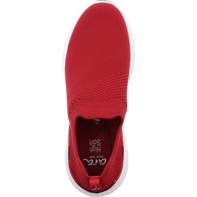 Mocassin Ara Maya Rouge Femme | GTH-7851719