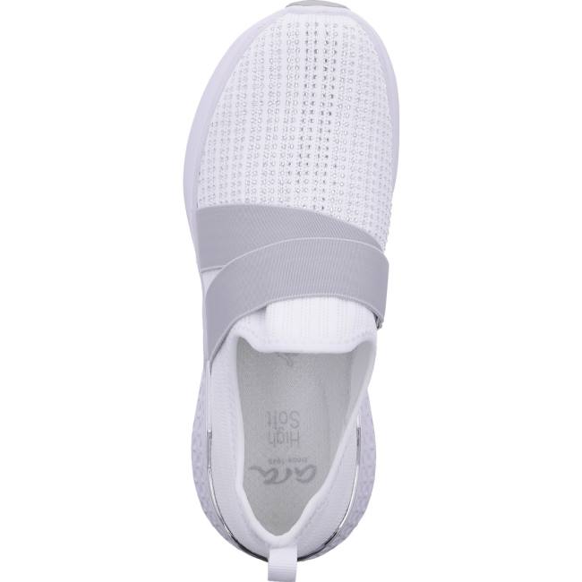 Mocassin Ara Maya Blanche Femme | EXB-8071087