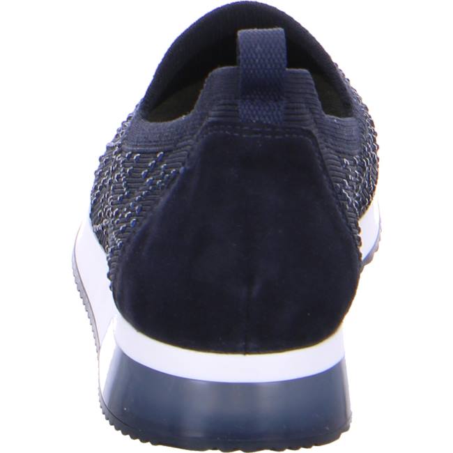 Mocassin Ara Lissabon Bleu Femme | ERT-8294460