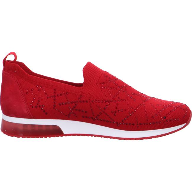 Mocassin Ara Lissabon Rouge Femme | ISK-1076322