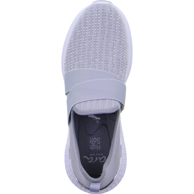 Mocassin Ara Maya Pebble Grise Femme | ZVU-0608226