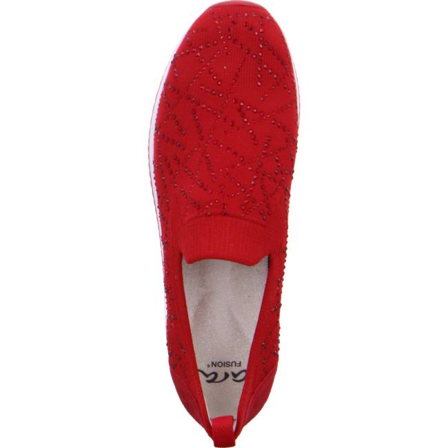 Mocassin Ara Lissabon Rouge Femme | ISK-1076322