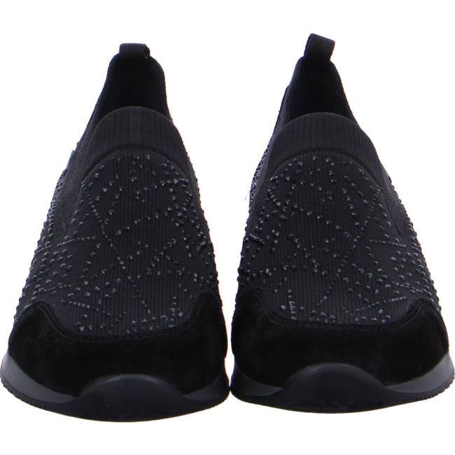 Mocassin Ara Lissabon Noir Femme | XFC-5596375