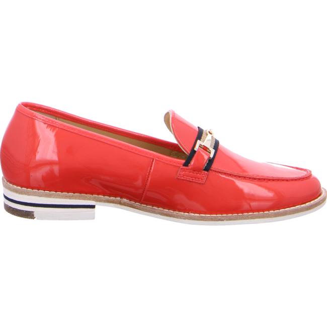 Mocassin Ara Kent Rouge Femme | QXE-3109019