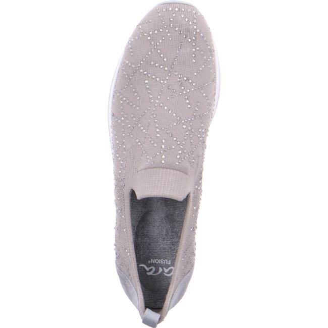 Mocassin Ara Lissabon Oyster Grise Femme | KBS-3624590