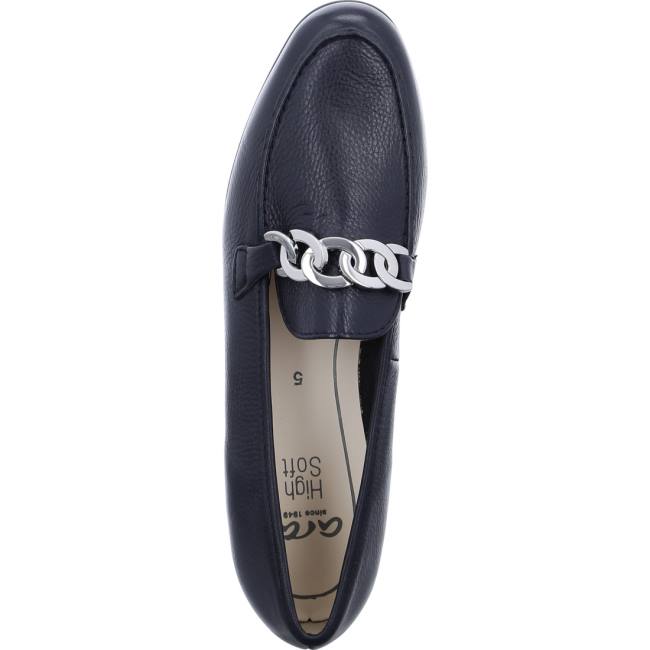 Mocassin Ara Kent Bleu Femme | EKZ-3162461