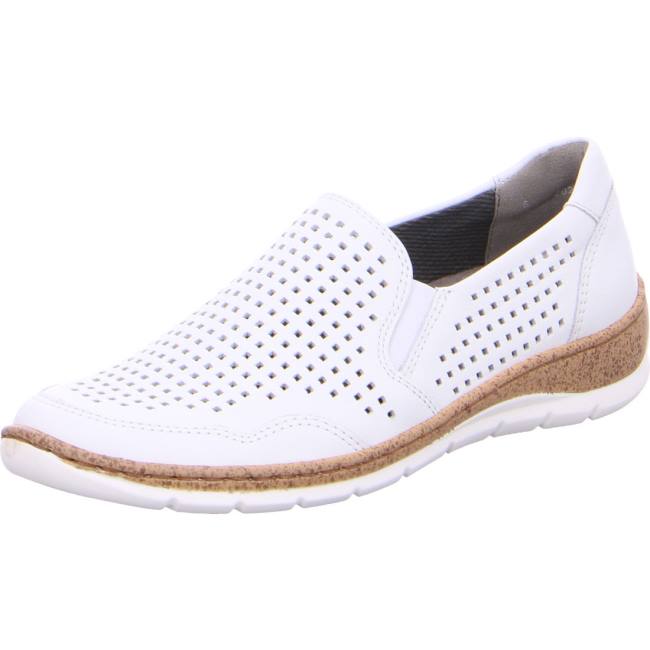 Mocassin Ara Gil Blanche Femme | UWJ-4938234